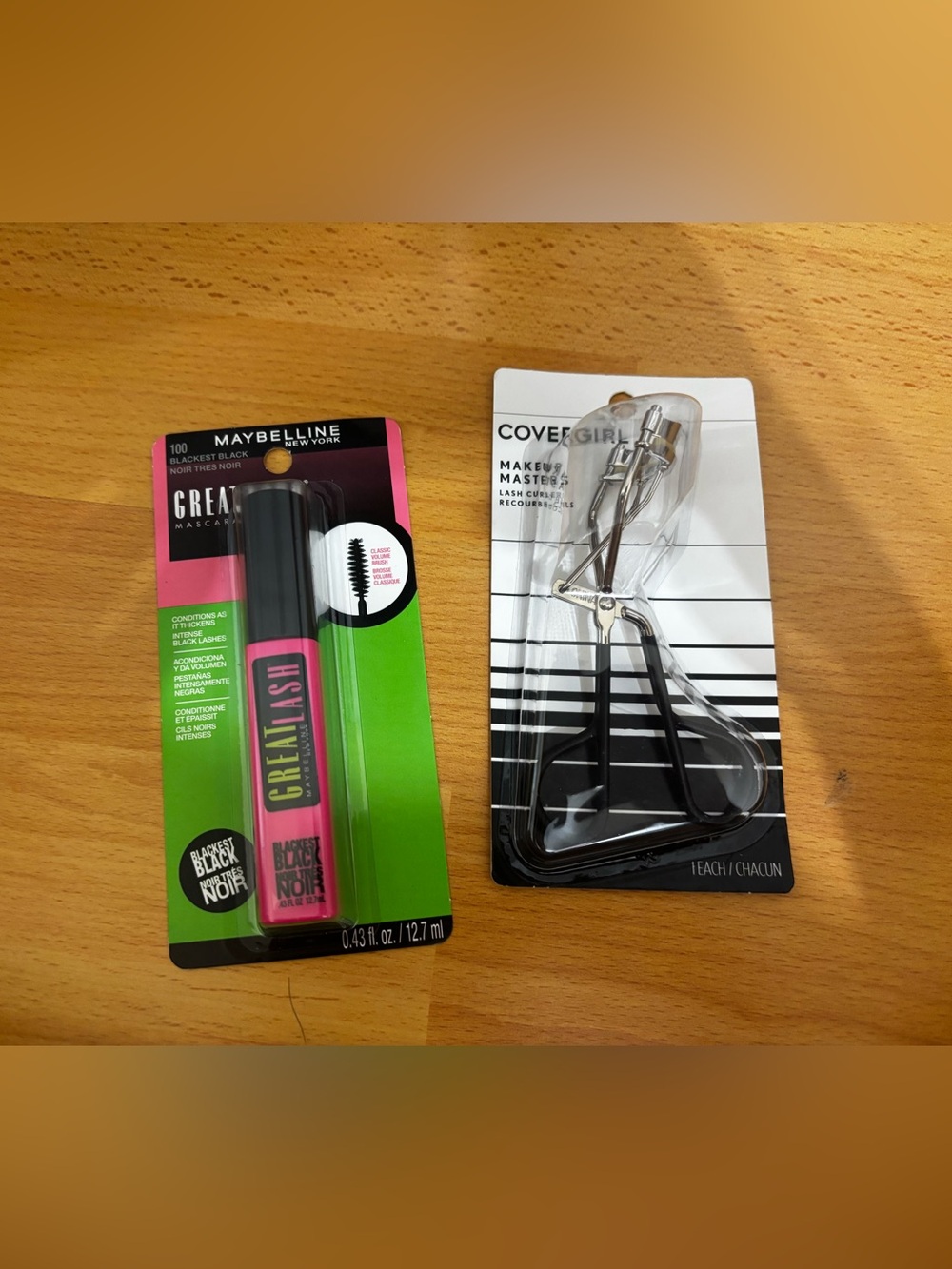 5 items x $25 - Maybelline mascara & COVERGIRL Lash Curler New